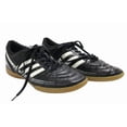 thumbnail image 1 of Ad-id-as Sneakers Men's UK 7.5 Round Toe Black Low Top Lace Up Casual Sport, 1 of 6