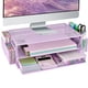 thumbnail image 1 of Soporte para monitor de ordenador AUPSEN con cajones, color morado, 1 of 7