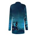 thumbnail image 4 of WXLWZYWL Halloween Cardigans for women 2024 Ghost Pumpkin Bat Spide Web Witch Graphic Coats Long Sleeve Lightweight Tops Open Front Fall Jackets, 4 of 5