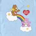 thumbnail image 2 of Men's Care Bears Bears Playing on Clouds  Graphic Tee Light Blue Large, 2 of 4