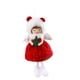 thumbnail image 5 of Lindo adorno colgante navideño de muñeca de hadas de dibujos animados de 3,54 x 6,30 pulgadas Rojo, 5 of 9