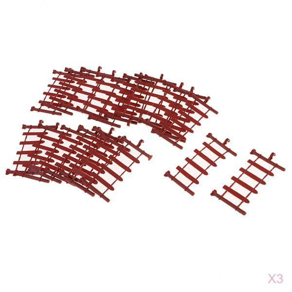 Modelo de Valla Sunnimix 60 Piezas Para Diseño de Diorama de Paisaje Ferroviario