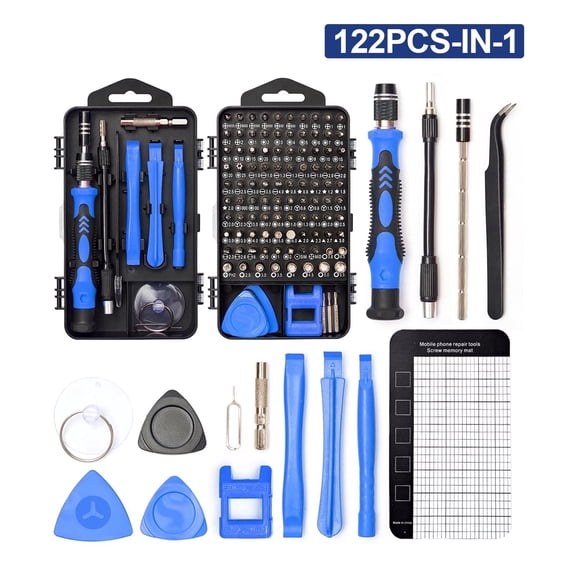SHARDEN Repair Tool Kit for iPhone Computer, Household Appliances, Laptop Game Console,122 in Box
