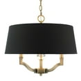 thumbnail image 3 of Wry Lighting Waverly 3-light Semi-Flush Mount in Aged Brass, 3 of 4