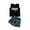 Black, variant on GYRATEDREAM Baby Boy Clothes Summer Outfit Letter Print Sleeveless Tops Elastic Shorts 2pcs Toddler Beach Outfits,Size 3-4 Years