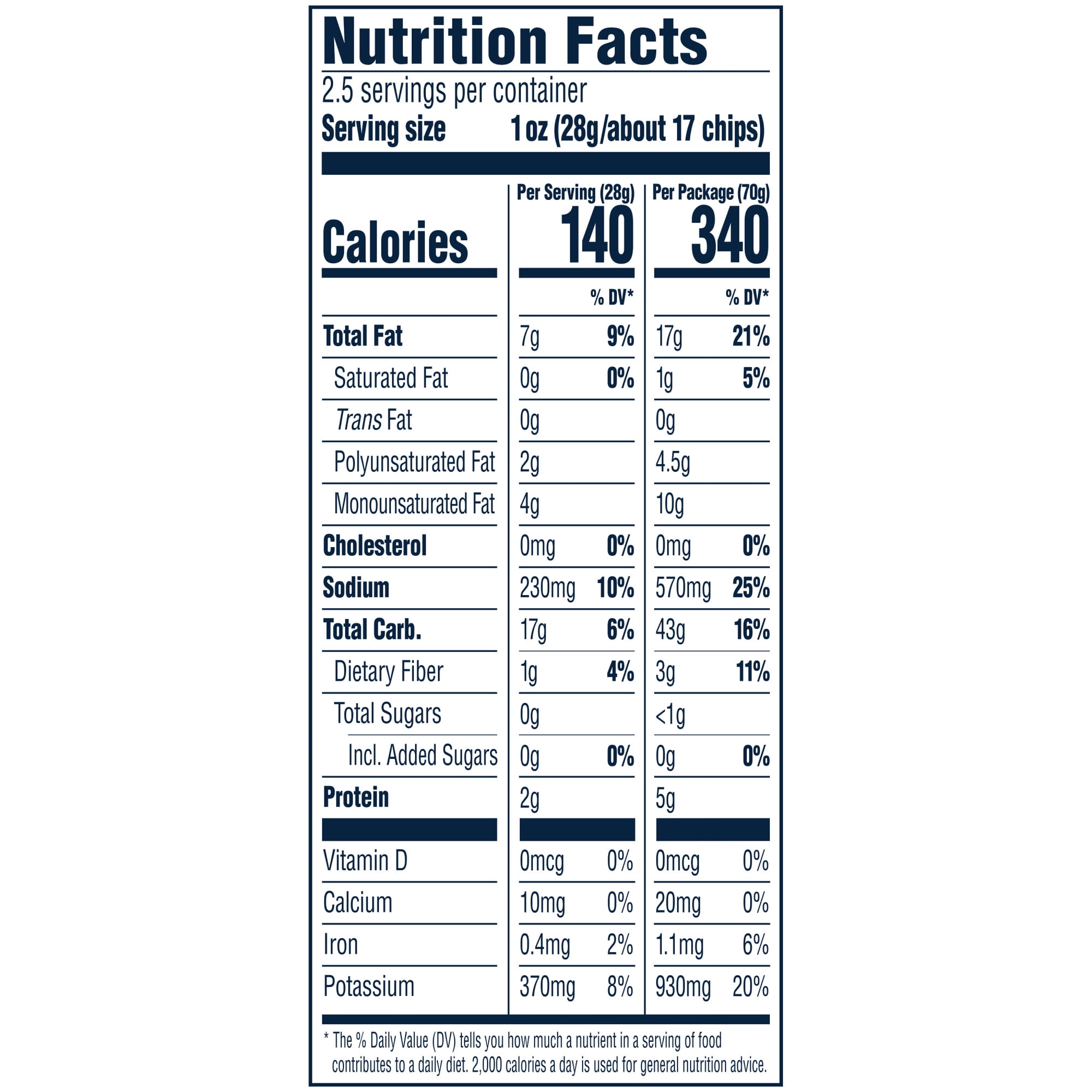 Cape Cod Potato Chips, Waffle Cut Sea Salt Kettle Chips, 2.5 oz