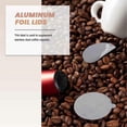 thumbnail image 2 of 204 Pcs Self-Adhesive Aluminum Foil Lid Sealing Stickers for Filling Disposable Empty Coffee Capsule Reusable Lid 37mm, 2 of 5