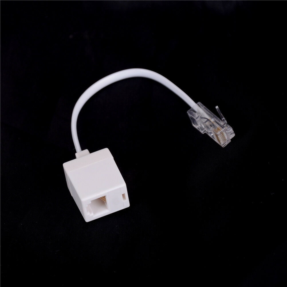 RJ11 6P4C Female To RJ45 8P8C Male F/M Adapter Converter Cable RS RJ11 6P4C Female To RJ45 8P8C Male F/M Adapter Converter Cable RS