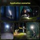 thumbnail image 3 of LED Flashlight Keychain Work Light USB Rechargeable Clip Torch, 3 of 5