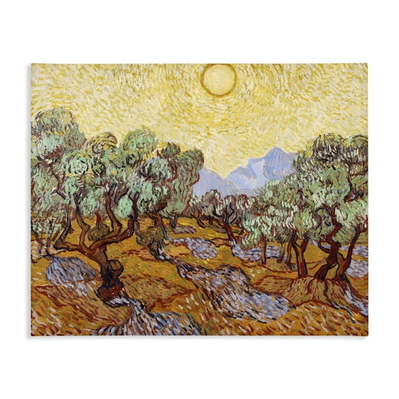 Stupell Industries Olive Trees Van Gogh Canvas Wall Art, design by Vincent Van Gogh