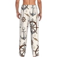 thumbnail image 3 of Fotbe Anchor with Rope Men's Pajama Pants,Sleepwear Pants,Pj Bottoms Drawstring And Pockets-XX-Large, 3 of 9