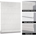 thumbnail image 5 of LazBlinds Cordless Roman Shades for Windows, Light Filtering Thermal Insulated Window Blinds, Lightweight Fabric Blinds for Indoor Windows, 34" W x 72" H, Beige, 5 of 6