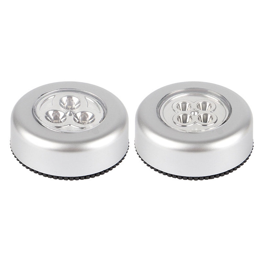 Topcobe 2 Pack LED Stick on Push Touch Lights for Closets & Counters