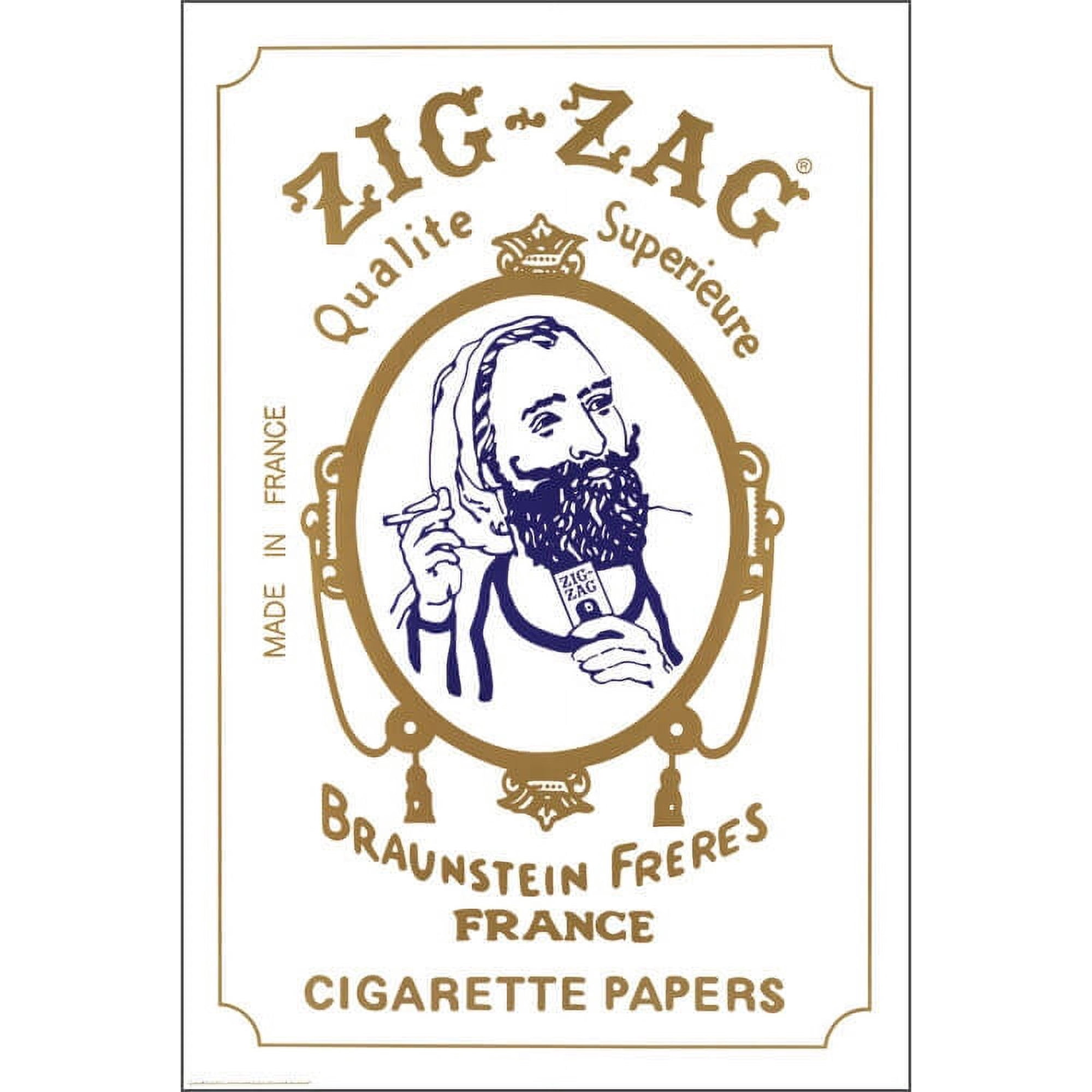 Zig Zag Cigarette Papers Advertisement Poster - 24.5x36.5 - Laminated