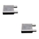 thumbnail image 1 of sweethay Accesorios de bloque de refrigeración por agua líquida de CPU de aluminio Componentes de disipador de calor de componentes de computadora 40*40mm 2piezas, 1 of 5