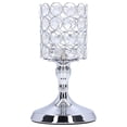 thumbnail image 2 of Candelabro de cristal, candelabro de cristal, candelabro alto galvanizado, candelabros de cristal para velas de té, los mejores en su clase, 2 of 12