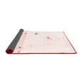 thumbnail image 2 of Ahgly Company Indoor Square Abstract Red Modern Area Rugs, 4' Square, 2 of 4