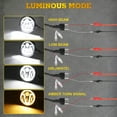 thumbnail image 2 of Quayub Newest Pair 7" Round LED Headlights Hi/Lo Beam H4 For Jeep Wrangler JK TJ CJ LJ, 2 of 10