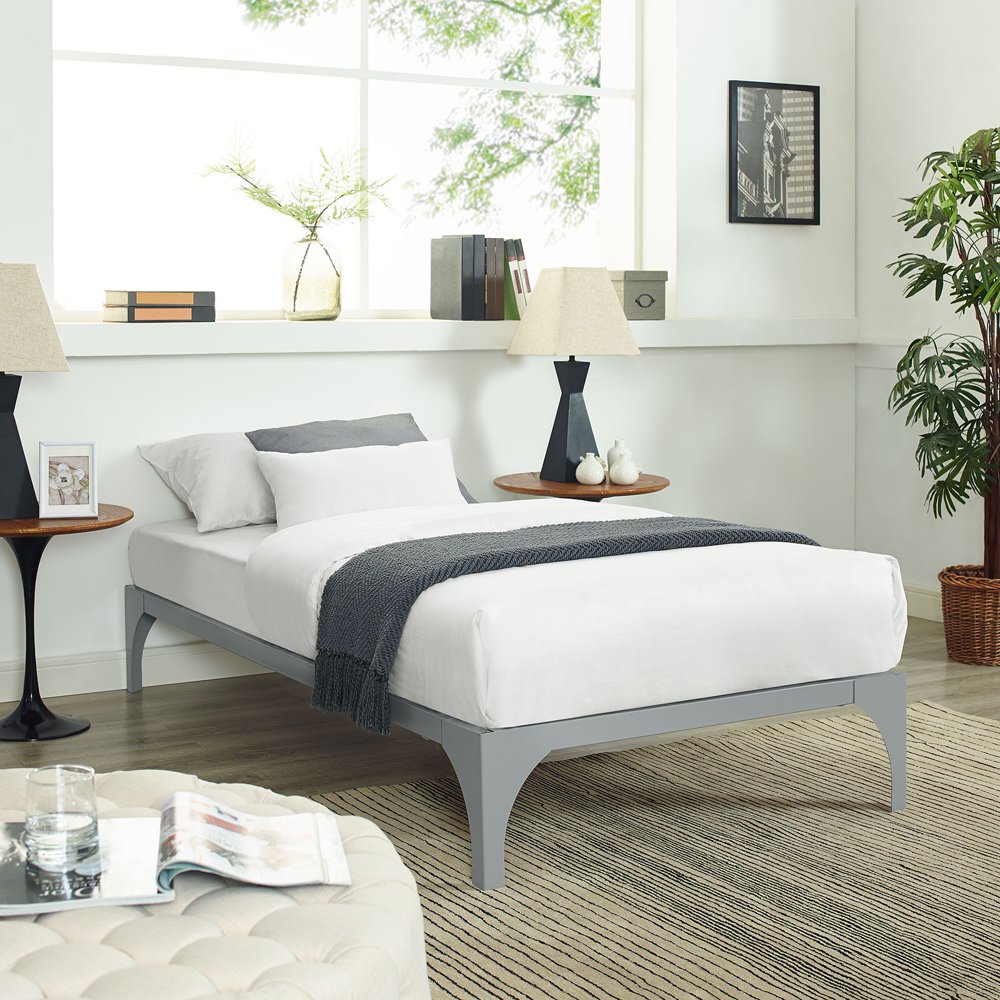 Modway Ollie Steel Platform Bed Frame, Multiple Sizes and Colors