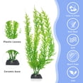 thumbnail image 3 of Aquarium Plants Fish Tank Accessories Artificial Fish Tank Decorations Deco Plastic Plants Set 18Pcs, 3 of 7