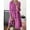 Purple, variant on Women Boho Solid Neck Dresses Hollow Out Splice 3/4 Sleeve Mid-Long Dresses Summer Casual Dresses for Women Knee Length Misses Dresses Casual Petite Summer Dresses for Women Petite Length Dresses