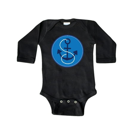 

Inktastic Nautical Anchor Sailing Gift Gift Baby Boy or Baby Girl Long Sleeve Bodysuit