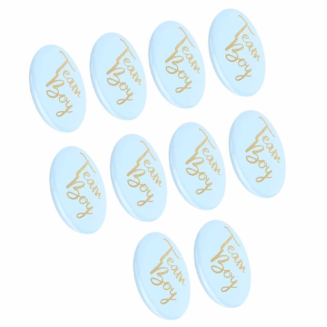 Pins De Botones De 10 Piezas Para Baby Shower Género Revelar Favores De Fiestas Suministros De Decoración Con Un Diseño Compacto Fácil De Usar Para Camisas De Capas Chaquetas