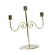 thumbnail image 1 of Candelabro cónico, candelabro de mesa de estilo retro, candelabros de 3 brazos para decoración de aniversario de chimenea de boda Oro, 1 of 8
