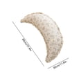 thumbnail image 3 of Btomtd Crescent Body Pillows for Side Sleepers, 31.5 Inch Long Bolster with Ruffled Edge, Leg Waist Support, Removable Cover, C, 3 of 6