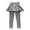 Gray, variant on Fall Kids Baby Girls Cotton Casual Warm Ruffle Culottes Tight Leggings Tutu Skirt Pants,2-3 Years