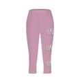 thumbnail image 2 of Pantalones de Ajuste Seco de la Moda de las Mujeres Imprimidas Leggings, Deporte de Yoga Elástico de Poliéster Elástico Respirable, 2 of 4