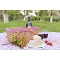 thumbnail image 4 of Cesta de Picnic de Astillas de Madera Tejidas Naturales con Asas Dobles Plegables | Cesta de Pascua | Almacenamiento de huevos de Pascua de plástico y dulces de Pascua | Organizador de almacenamiento, 4 of 7