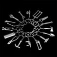 thumbnail image 3 of Claw Hammer Simulation Tools Key Chain Mini Key Chain Spanner Keychain Wrench Spanner Keychain Jewelry Valentine's Day Gift Key Ring, 3 of 9