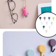 thumbnail image 2 of Langgg 40Pcs Convenient Hooks Moisture-proof Self-Adhesive Hook Portable Wall-mounted Hanging Rack Lightweight Storage Bracket, 2 of 7