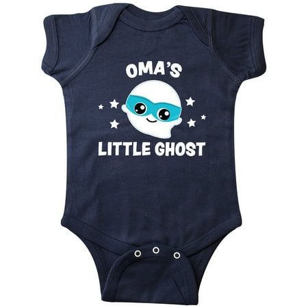 

Inktastic Cute Oma s Little Ghost with Stars Gift Baby Boy or Baby Girl Bodysuit