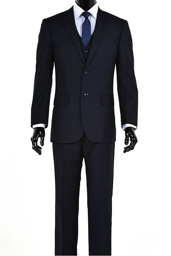Elegant Men's Modern Fit Three Piece Suit