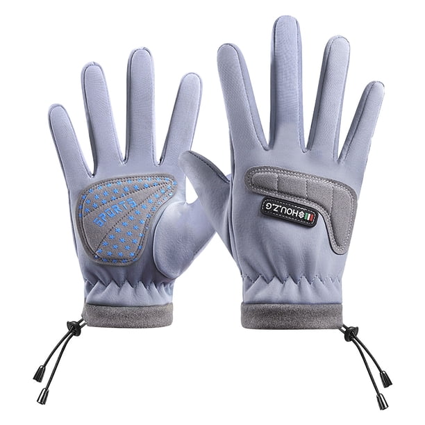 Xihbxyly Guantes de Invierno, Resistentes Al Viento, Diseño de Cinco Dedos, Tejido Ligero y Transpirable, Cálidos y Cómodos, para Exteriores, Esquí, Snowboard, Ciclismo, para Niños y Niñas, Tallas M/