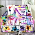 thumbnail image 2 of Dance Blanket Soft Cozy Bed Couch Dances Theme Throw Blankets Birthday Gifts for Teen Girls Teachers Women 50"x40", 2 of 6