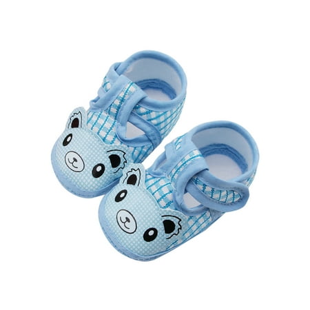 

Ritualay Infant First Walkers Shoe Prewalker Sneakers Cartoon Crib Shoes Comfortable Lightweight Walking Sneaker Home Outdoor Soft Sole Flats Koala Blue 4.5C