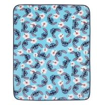 Disney Stitch Plush Toddler Blanket, Turquoise, Unisex, 40" x 50"