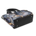 thumbnail image 4 of Single Shoulder Bag Rivet Bag 7.48×7.48×3.94in Removable Shoulder Belt Can Be Held Or Diagonal Across A Variety Of Matching Styles Dark Grey And White Gold Marble, 4 of 6