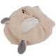 thumbnail image 2 of Gorro de punto con orejas de conejo para mascotas, protección contra el ruido, cálido, orejeras para perros grandes, color beige, 2 of 14