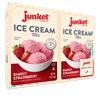 Junket Ice Cream Mix Strawberry, 4 oz Box Yields 1 Quart (Pack of 2)