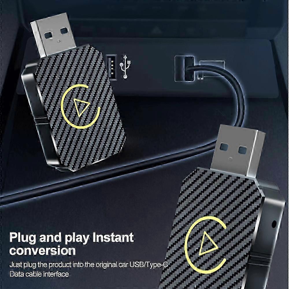 Adaptateur CarPlay/Android Auto Sans Fil 2 En 1 – Compatible IPhone/Android, Bluetooth 5.3, WiFi 6 – Plug & Play Pour +927 Voitures - 13