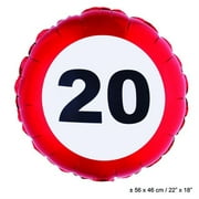 Balloon-Foil-Bullseye 20-21"x18"
