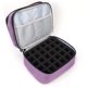thumbnail image 5 of Bolsa de maquillaje compacta para llevar contigo tus artículos de belleza favoritos, organizador de viaje de esmalte de uñas de doble capa en color morado, 5 of 8