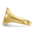 thumbnail image 3 of 14k Yellow Gold 12x10.5mm Signet Ring, 3 of 9