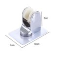 thumbnail image 5 of Soporte para cabezal de ducha de mano autoadhesivo, soporte para varilla de ducha de ángulo ajustable, soporte para brazo de ducha para montaje en pared de baño, Abs, cromado, 5 of 5