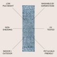 thumbnail image 4 of JONATHAN Y SANTA MONICA 2 x 10 Runner Rug, Tokay Bohemian Geometric - Ivory/Blue, SMB132B-210, 4 of 10