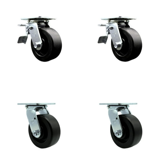 Service Caster Brand Replacement Caster Set for Husky Mobile Workbench HOLC6214BB1MYS